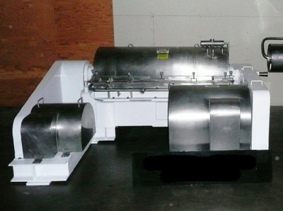 Sharples P3400 sanitary decanter centrifuge, 316SS.