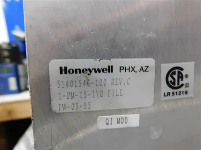 Honeywell 51401546-100 Rev.: C 1-PM-15-I/O File FW-05-95 Used