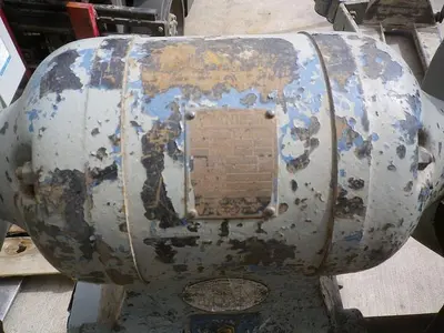 USED STANLEY 1.0 HP 3PH 8INCH STONE 9 INCH WIREBRUSH