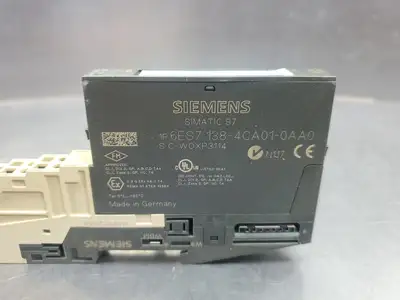 USED Siemens 6ES7138-4CA01-0AA0 PM-E Module w/TM-P15C23-A0 Base