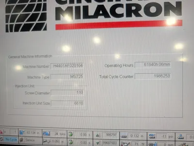 2015 CINCINNATI MILACRON MS725 Injection Molding Horizontal/Vertical | Machinery Network (12)