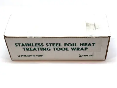 New | in-Stock Maudlin Products Stainless Steel Foil Wrap 10" W 50' L Commercial Materials & Supplies Michigan US | Maverick Industrial Sales #1397722