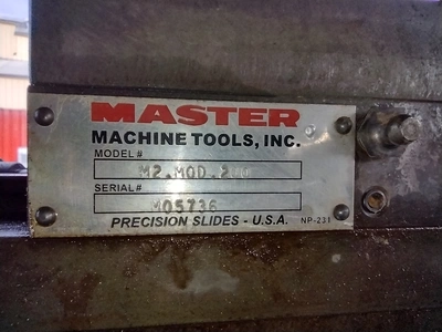 USED MASTER MACHINE TOOLS INC. M2.MOD.200