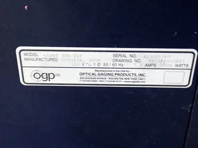 USED 2000 OPTICAL GAGING PRODUCTS AVANT 300 ZIP