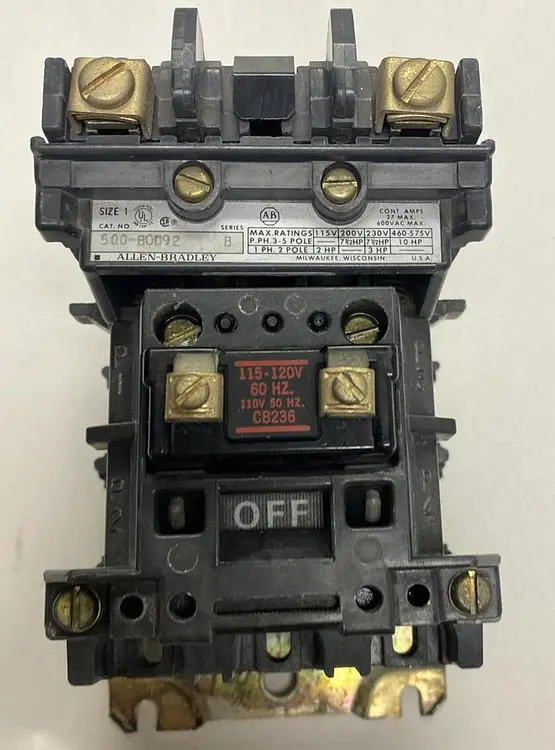 New | in-Stock ALLEN BRADLEY 500-B0D92 PLC Contactors Ohio US | Surplus Asset Holdings #1234032