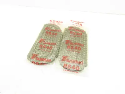 Tsubaki RS40 Roller Chain 40 Size 1/2" Pitch 240 Links 10' Long Lot of 2