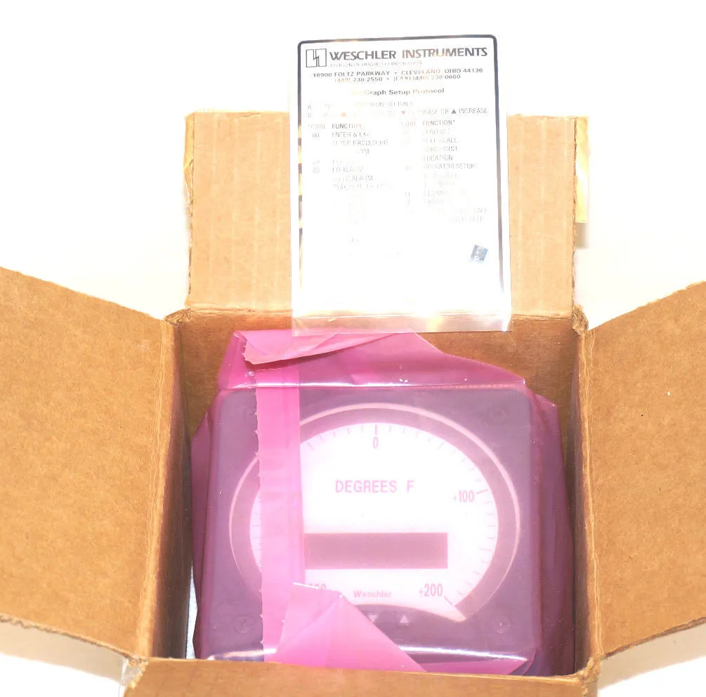 NEW WESCHLER INSTRUMENTS BG241TC BAR GRAPH METER TYPE: 4HRXPAAW1XXPXXT