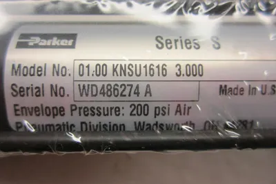 NEW PARKER 01.00-KNSU1616-3.000 CYLINDER 0100KNSU16161000