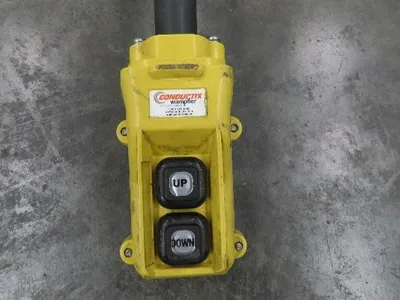 CM Lodestar RRT2 3 Ton Electric Chain Hoist 19' Lift 11/3.3 FPM Trolley 460 Volt