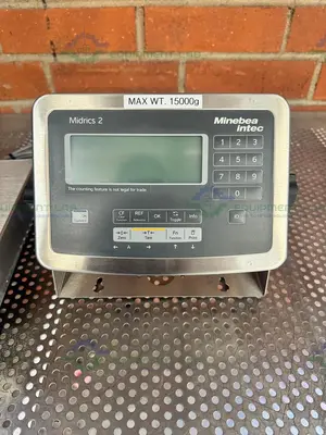 Used MINEBEA INTEC CAPS1U-20CC-LU STAINLESS STEEL SCALE 10X10 W/ MIS2UR-V2, 30 LBS Scales California US | Equipment Lab #1394836