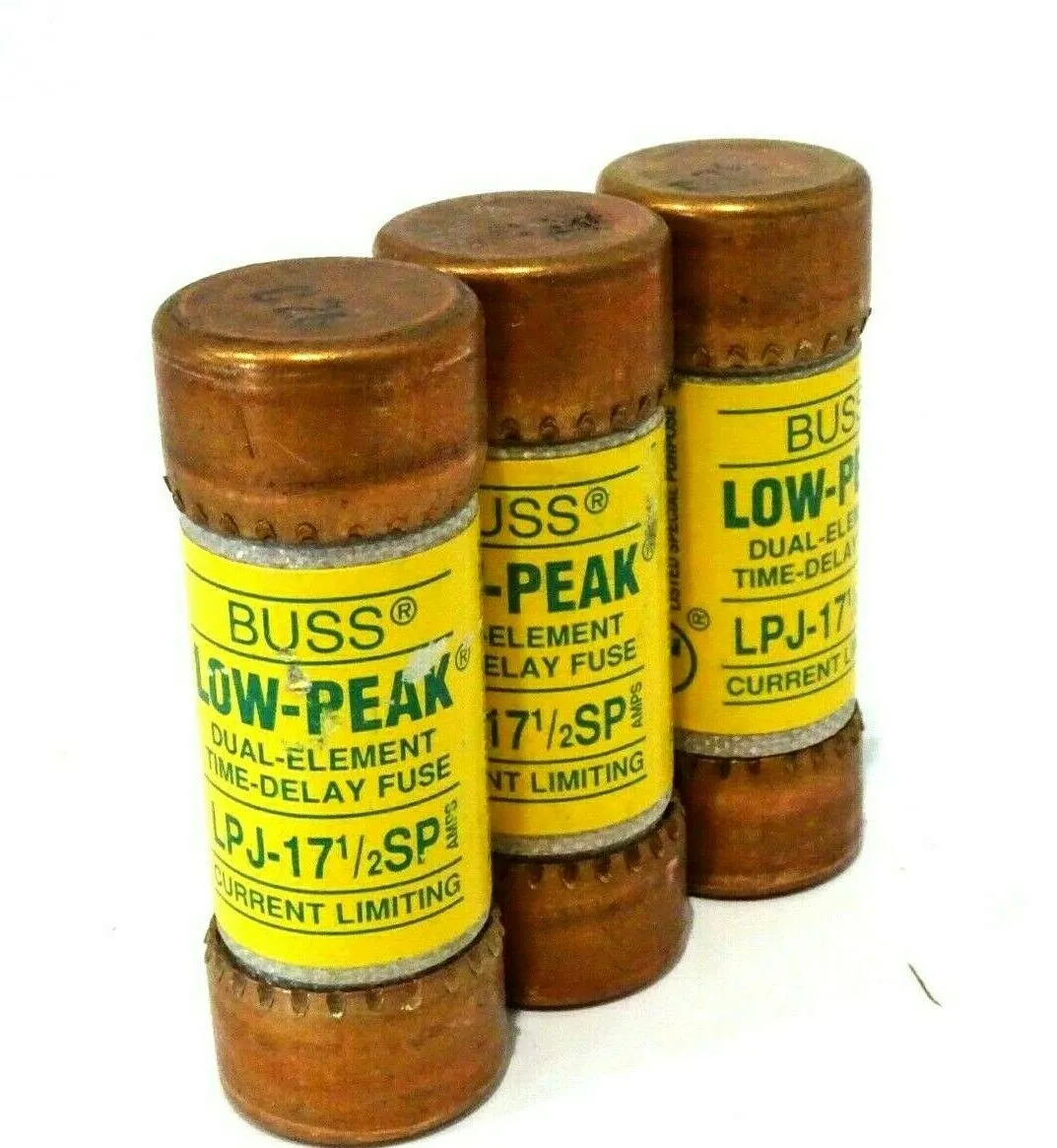 3 NEW BUSSMANN LPJ-17-1/2SP FUSES LPJ1712SP