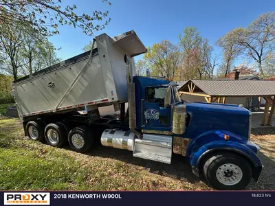 Used 2018 KENWORTH W900L Dump trucks New Jersey US | Proxy Equipment #1388681