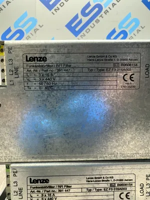 Used LENZE EZF3016A003 Misc Electrical & Power Parts South Carolina US | ESS Industrial Equipment Sales #1403290