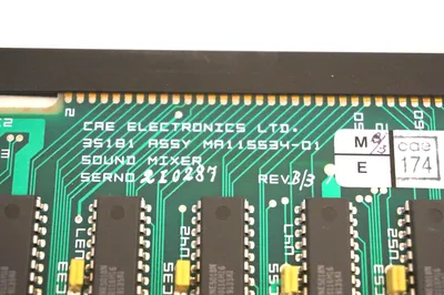 CAE ELECTRONICS MA115534.01.2.268 PC BOARD 35181 MA11553401