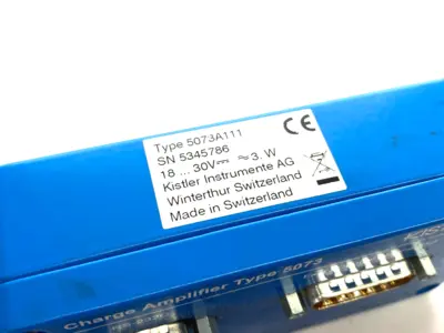 USED KISTLER INDUSTRIAL CHARGE AMPLIFIER 18-30V TYPE 5073