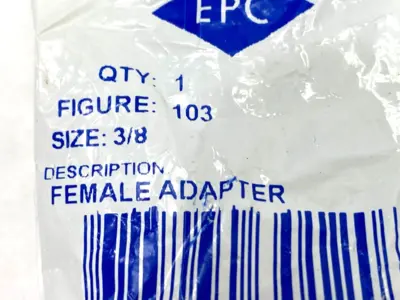 New | in-Stock EPC Copper Female Adapter 3/8" Sweat x 3/8" FNPT, 30120 LOT OF 4 Plumbing Equipment Michigan US | Maverick Industrial Sales #1390681