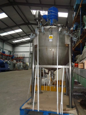 500 L S/S APV JKTD Hemispherical Reactor 3kW