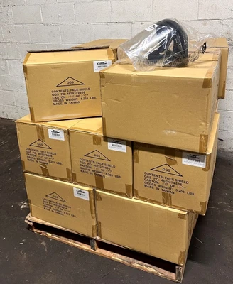 CONDOR 4EZ02 RACHET FACE SHIELDS - 4/BOX