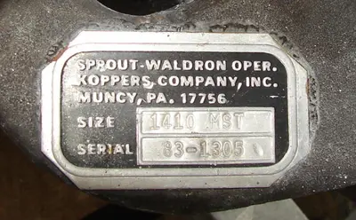USED SPROUT WALDRON 1410 MST