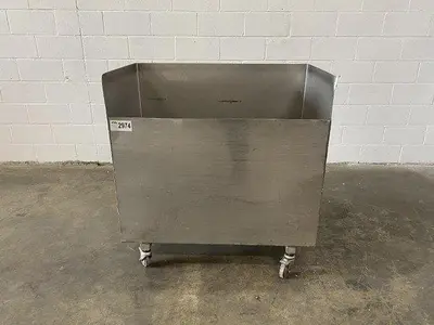 Rolling SS Ingredient Bin