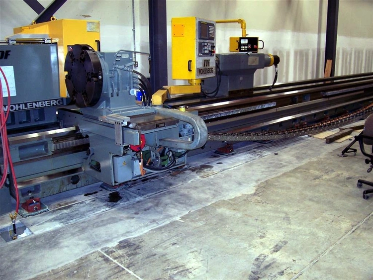 Used 1987 VDF WOHLENBERG HANNOVER U1070S Roll Lathes Pennsylvania US | Hadanich Machine #1443607