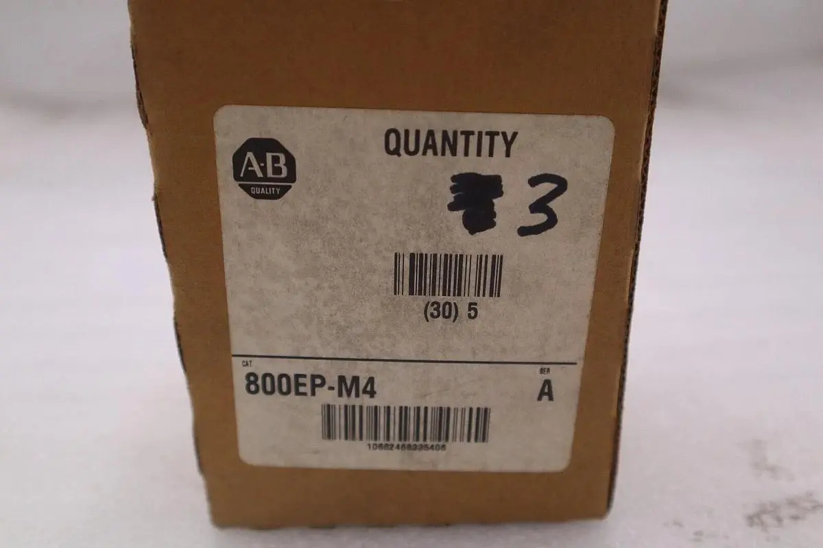 Allen Bradley 800EP-M4 SER A  Mushroom Push Button Red STOCK 3619