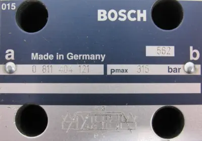 NEW BOSCH 0-811-404-121 SOLENOID VALVE 0811404121