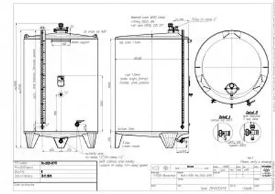 New Stock Letina 1080 Gallon / 4100L SW Closed Top Storage Tank