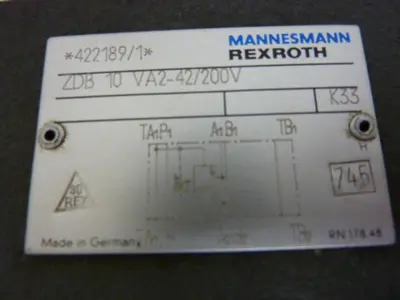USED REXROTH ZDB10VA242200V