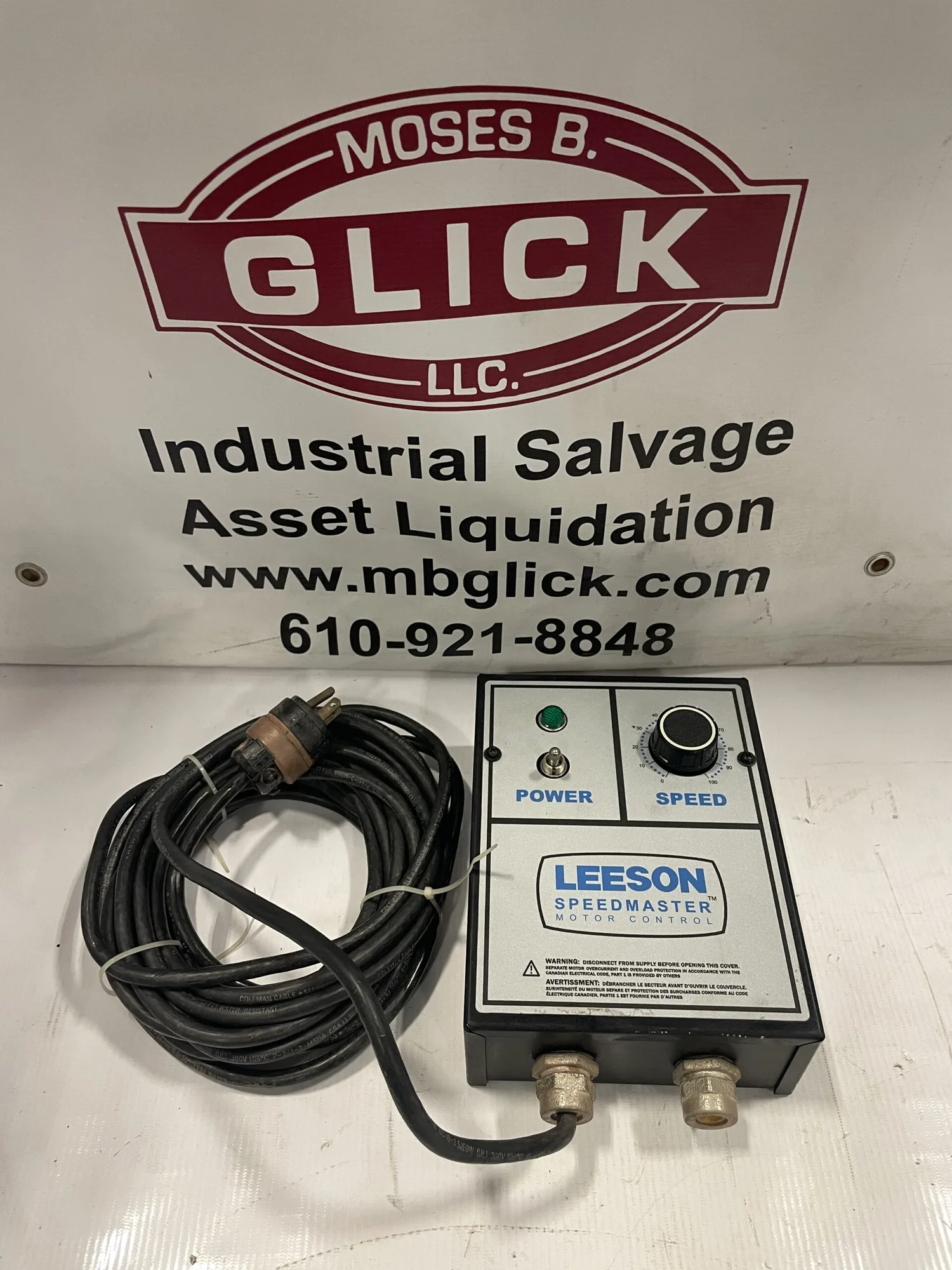 LEESON Speedmaster 174307.00 H18 DC Motor Speed Controller 0-90/180V