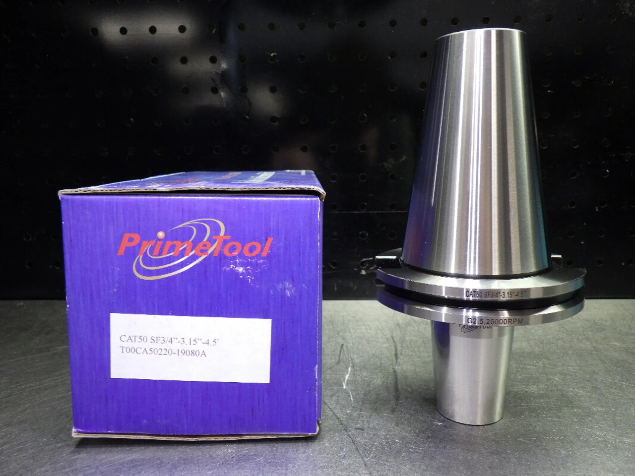 PrimeTool CAT50 3/4" Shrink Fit Tool Holder 3.15" Pro T00CA50220-19080A (LOC3671)