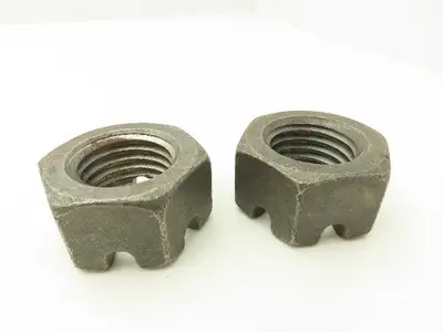 R&M 2307796013 Castle Nuts 1-1/4" 1.25" 6 TPI Lot of 2