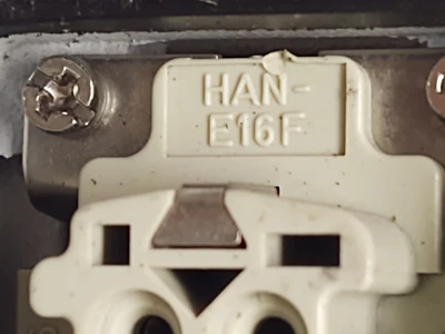 HARTING Han Bulkhead E16F HS12 Han-E16M Plugs Sealed Electrical Enclosure