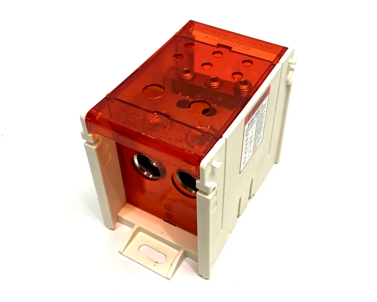 BDBLCS4K1FS | Burndy  1-Pole Finger-Safe Power Distribution Block 600V 620A CU9AL - New Other