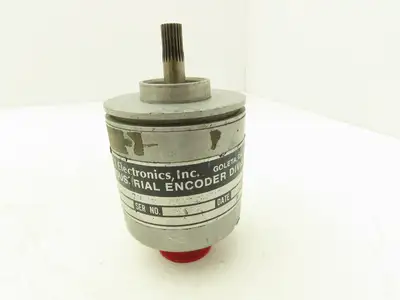 BEI Industrial H25ESB200ABZ7406REM16SPES12V Rotary Encoder 5V 3/8" Spline Shaft