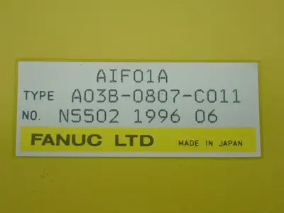 USED FANUC A03B0807C011