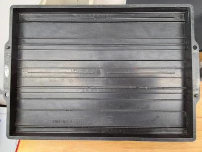 BLACK TRAY WITH ESD MAT 16 1/4 X 11 1/2