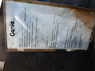 USED 2016 Genie GS-4390RT