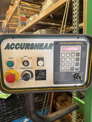 Used 1999 ACCURSHEAR 85008 Power Squaring Shears (Inch) Michigan US | Revelation Machinery #1287189