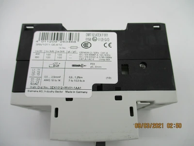 NEW Siemens Siemens 3RV1011-0EA10
