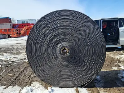 30" x 550ft. Conveyor Belting 3-Ply, 1/4 x 1/16in