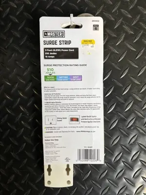 Master Electrician Surge Strips & Power Strips - 3 ft/8 ft cords (510J, 15A) Lot of 6