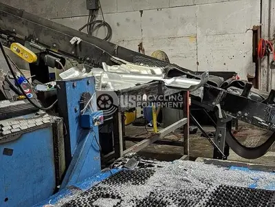 USED VECOPLAN RG 52/60 SINGLE SHAFT SHREDDER SYSTEM