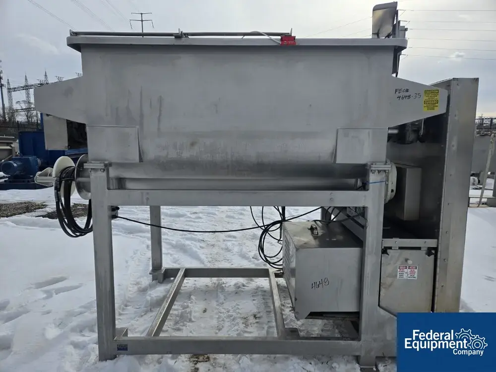 USED Weiler & Co, Inc. 35 Cu Ft Weiler Dual Paddle Mixer, Model M305A, S/S