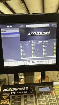 2016 ACCURPRESS 710010 "ADVANTAGE" Brakes, Press | Active Machinery Sales, Inc. (5)