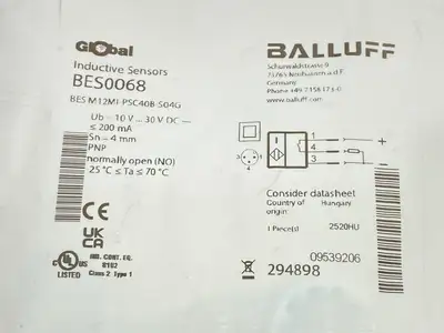New | in-Stock Balluff BES0068 Proximity Sensors Michigan US | Maverick Industrial Sales #1498133