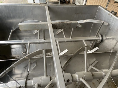 2,000L S/S Gardner Twin U Trough Mixer