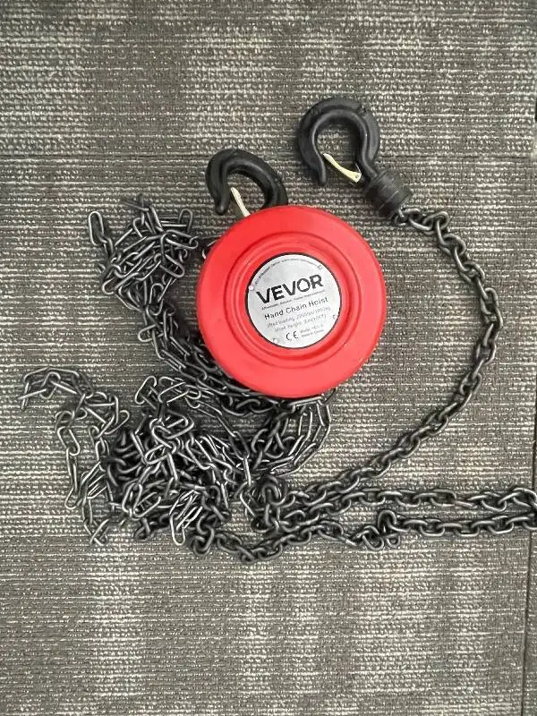 VEVOR Hand Chain Hoist HC1-3 - 2200 lbs Capacity, 3 m Lift