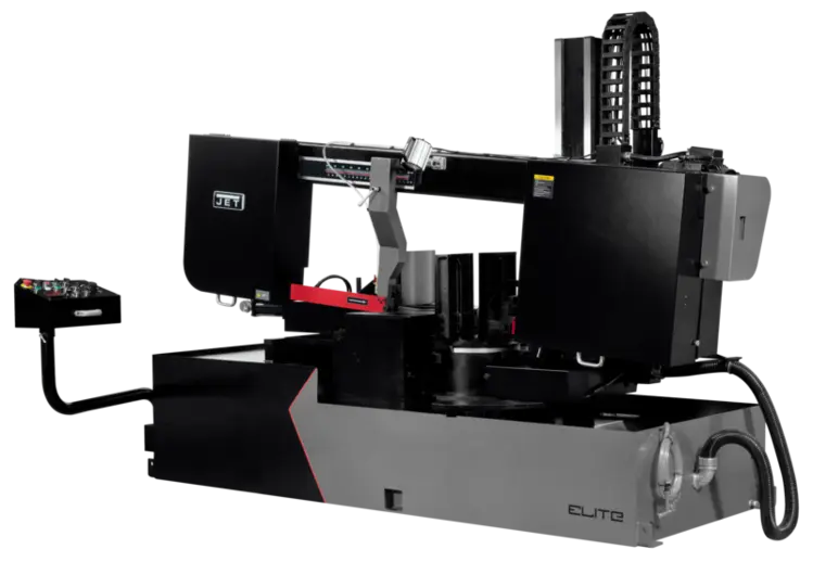 New | in-Stock JET ELITE ECB-1833DMEVS-460 Horizontal Dual Column Band Saws Illinois US | Olympus Machinery Group #1351090