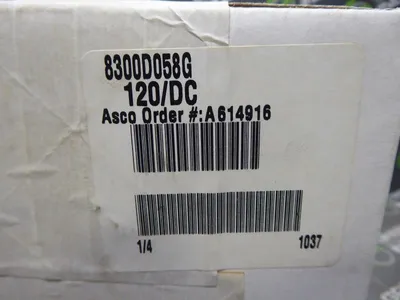 ASCO 8300D058G Solenoid Valve 120DC New NIB